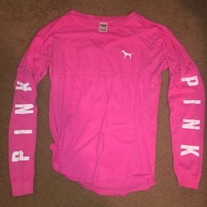Pink long sleeve t shirt